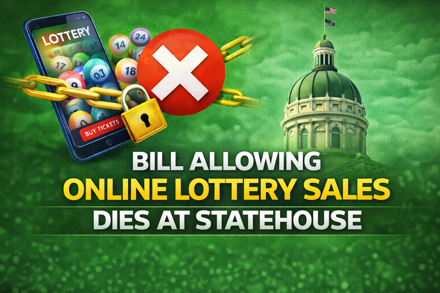 Bill Allowing Online Lottery Sales Dies At Statehouse